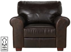 Heart of House - Salisbury - Leather Chair - Chocolate